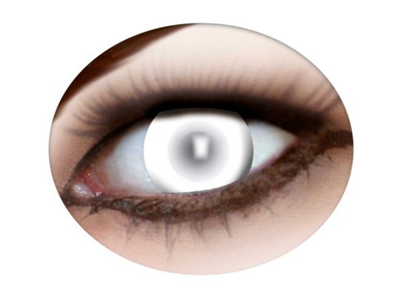 Lentilles de contact blanches | Des lentilles de couleur sûres pour Halloween et plus