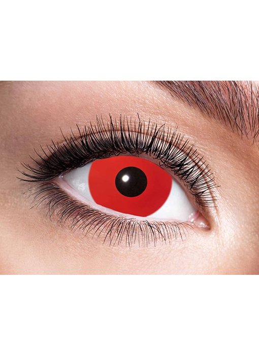 Red contact lenses