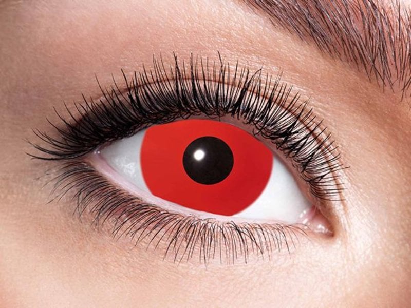 Lentilles de contact rouges | Lentilles de couleur sûres pour Halloween et autres événements