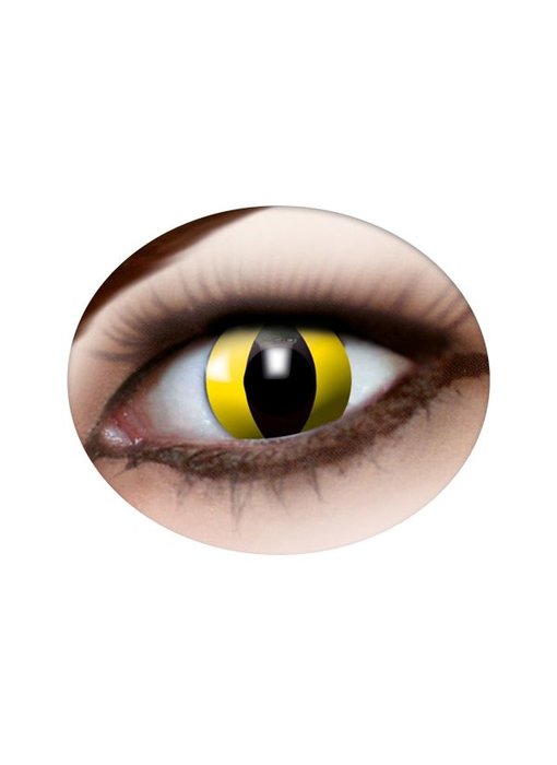 Cat eye lenses yellow