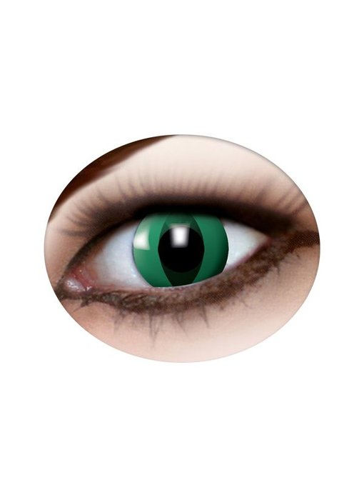 Cat eye lenses green