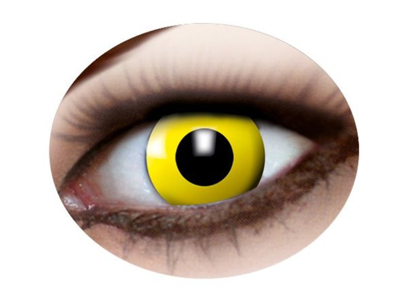 Yellow eye lenses