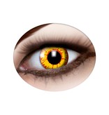 Lentille de contact vampire – jaune-rouge | lentilles festives colorées