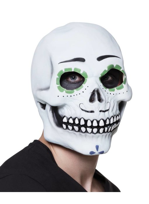 Dia de los Muertos masker 'Señor Calavera' (uit assortiment)