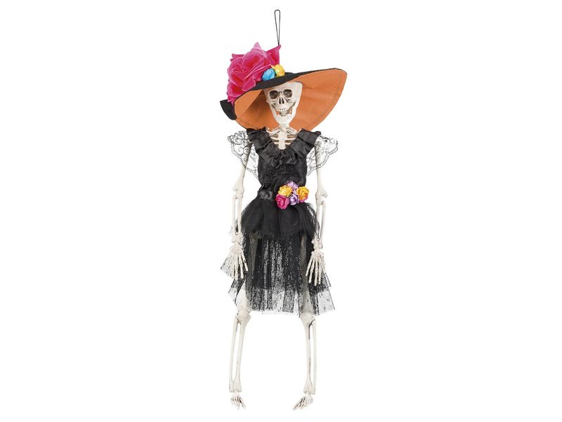 Dia de los Muertos skeleton ‘La Flaca’ (40 cm) Day of the dead decoration