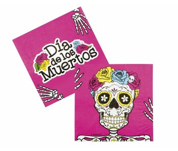 Tovaglioli di carta Dia de los Muertos