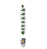 Set 3 Decoratiespiralen dubbelzijdig (60 cm) Day of the dead / Dia de los Muertos