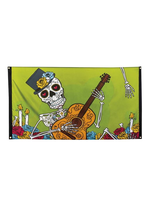 Day of the dead flag (90x150cm)