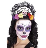 Tiara crown 'Calavera' (Dia de los Muertos / Day of the dead)