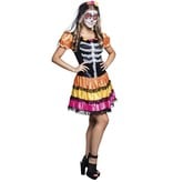 Teenager Halloween costume ‘Niña Pelona’ (age: 14-16) Dia de los Muertos