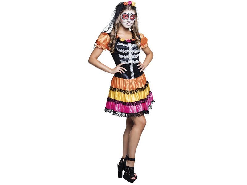 Déguisement enfant Halloween  ‘Niña Pelona’ (age: 14-16) Dia de los Muertos