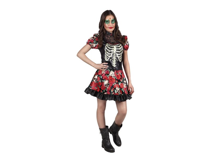 Dia de los Muertos dress 'Niña Catrina' (age 14-16)