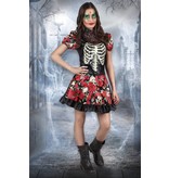 Robe Dia de los Muertos 'Niña Catrina' (14-16 ans )