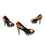 Day of the dead high heel shoes (Dia de los Muertos)