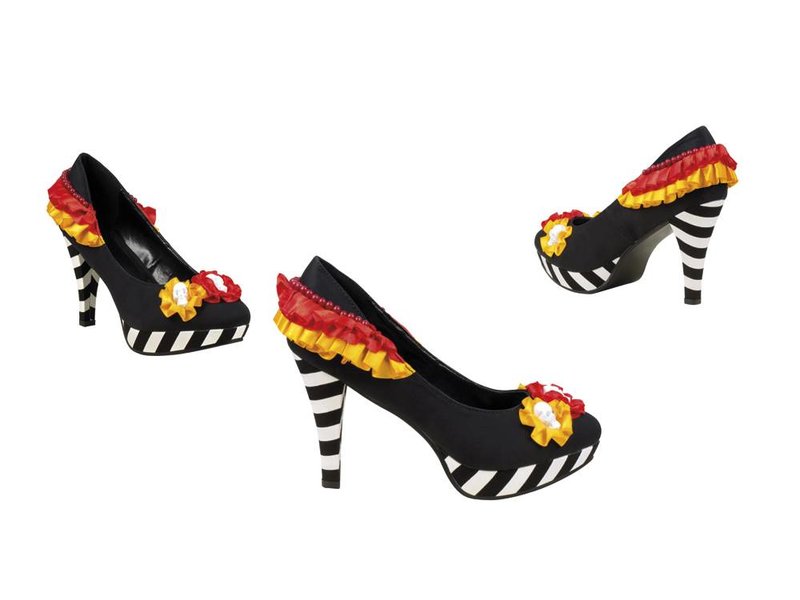 Day of the dead high heel shoes (Dia de los Muertos)