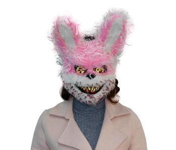 Maschera di Halloween  'Pink horror rabbit'