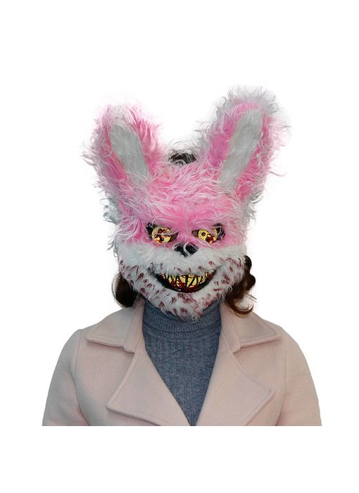 Maschera di Halloween  'Pink horror rabbit'