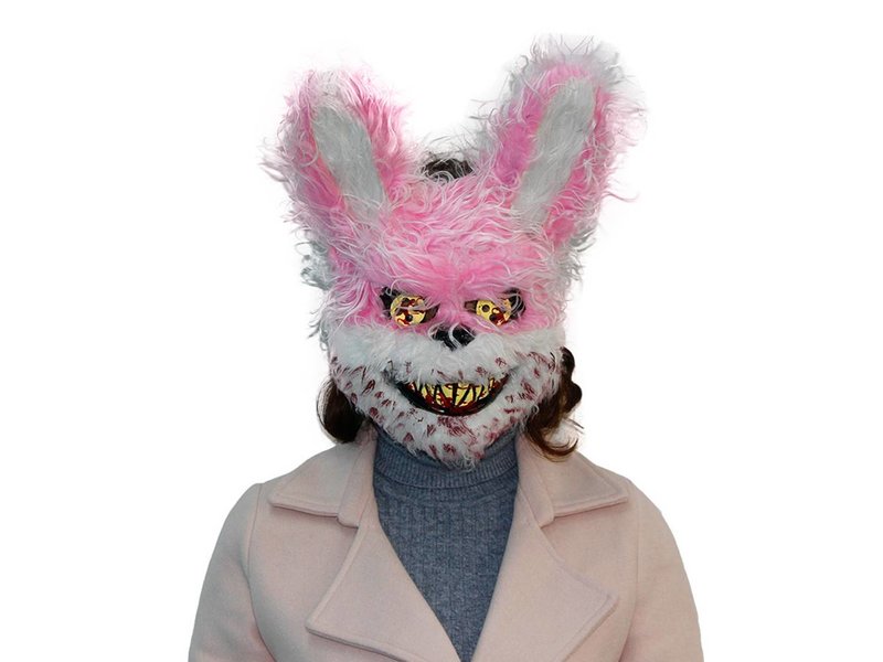 Halloween mask  'Pink horror rabbit'