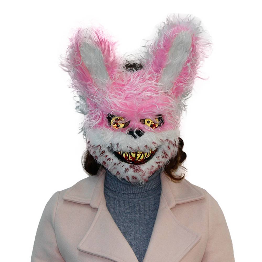 Halloween masker 'Roze konijn' -