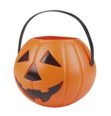 Halloween Pumpkin bucket orange pumpkin (14x16cm)