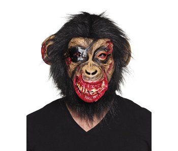 Masque de singe sanglant avec des cheveux