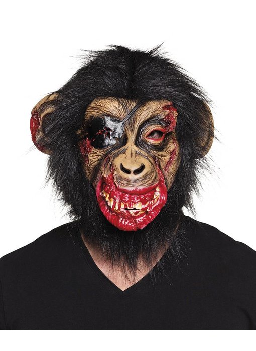 Masque de singe sanglant avec des cheveux