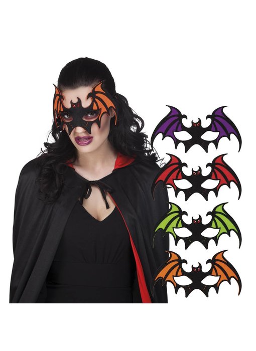 Masque pour les yeux en feutre chauve souris 4 coloris