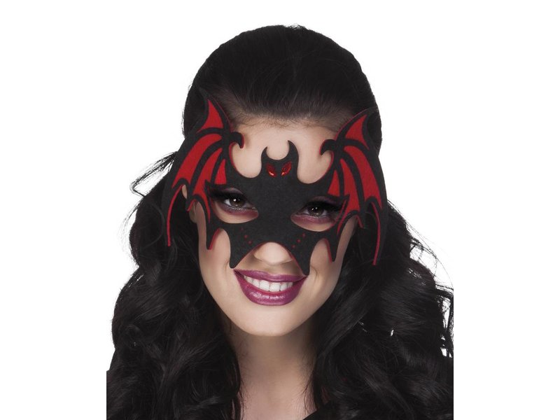 Masque pour les yeux en feutre chauve souris 4 coloris.