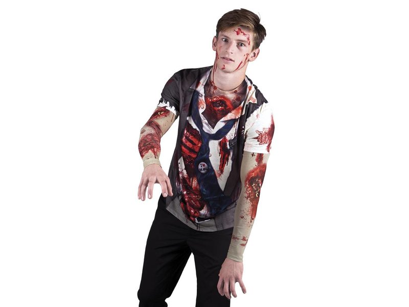 Fotorealistisch shirt 'Zombie'