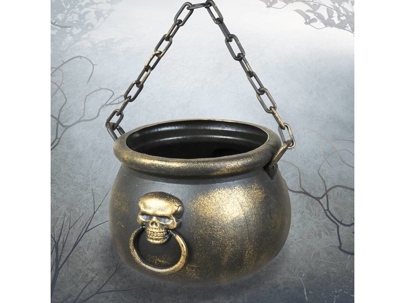 Witch Cauldron 'Skull spell' (13x19 cm)