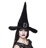 Chapeau de sorcière "Kendra" noir (taille: 57>61)