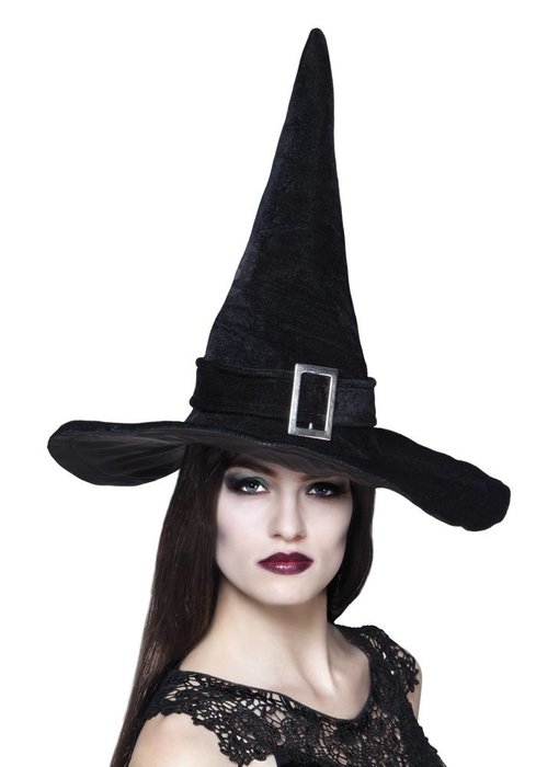 Chapeau de sorcière "Kendra" noir