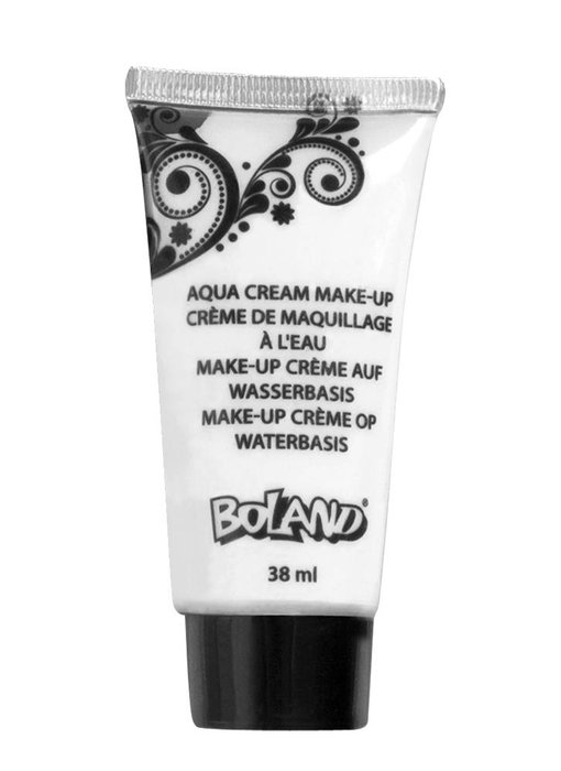 Tube aqua-crème maquillage blanc 38 ml