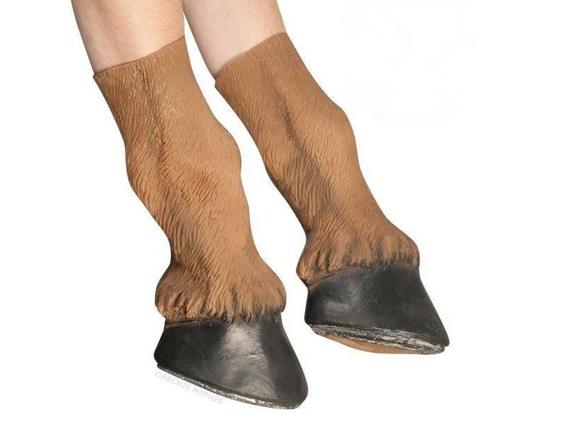 Horse legs props brown