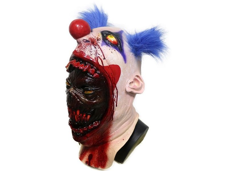 Masque de Clown d'horreur latex 'Gory'