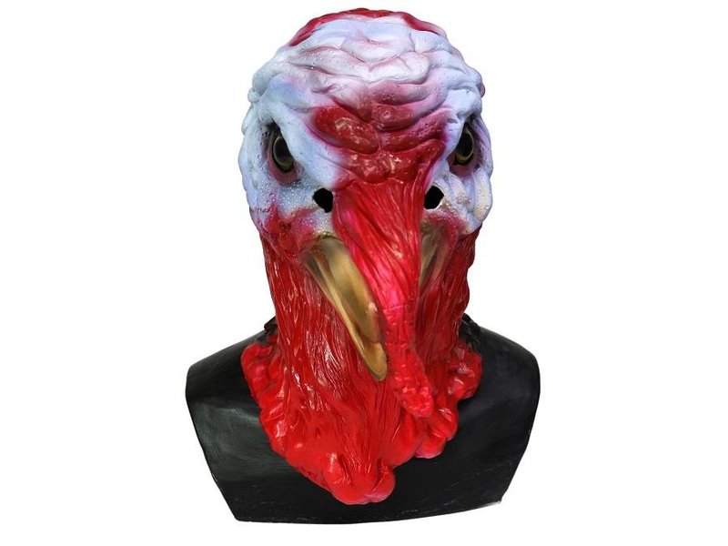 Turkey mask (red-white)