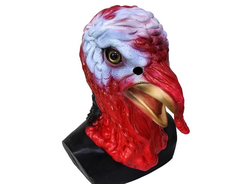 Turkey mask (red-white)