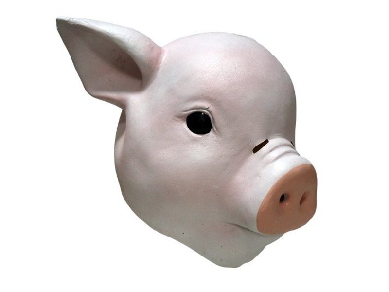 PartyCostume - Joyeux Masque De Cochon - Fête d'halloween, Drôle