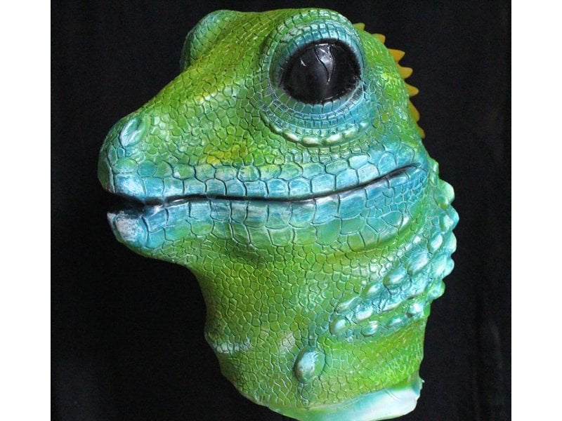 Salamander masker (groen)