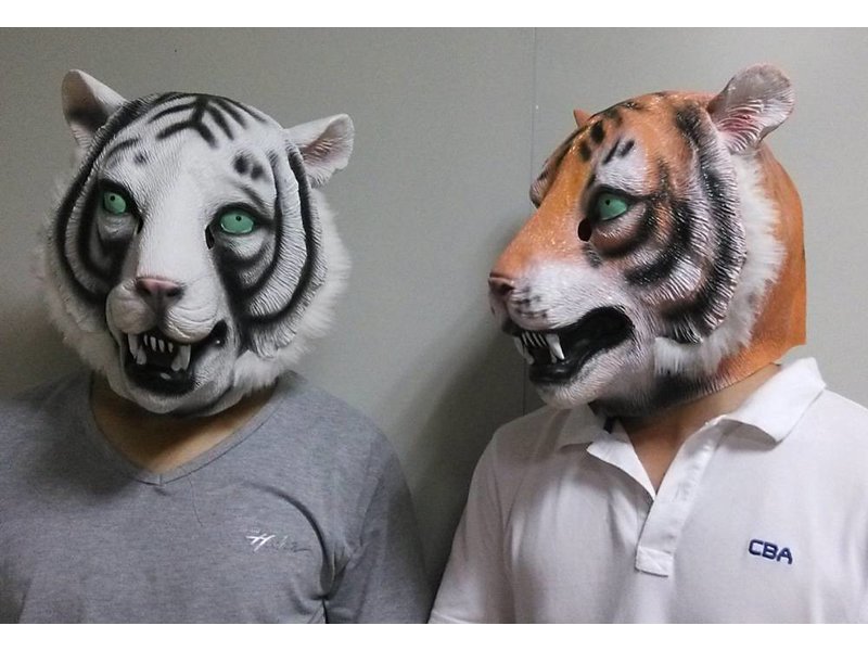 Tiger mask (white)