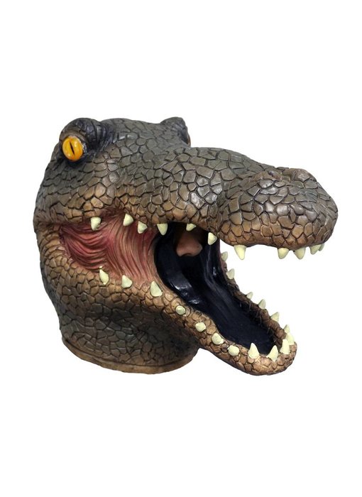 Crocodile mask (brown)