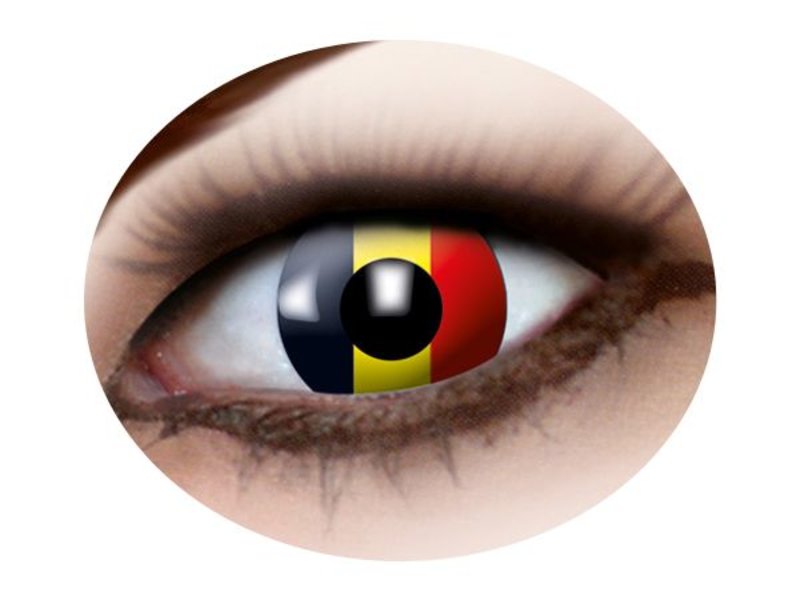 Party lenses (Belgian flag / Belgium)