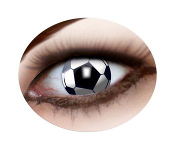 Lentilles de contact ballon de football