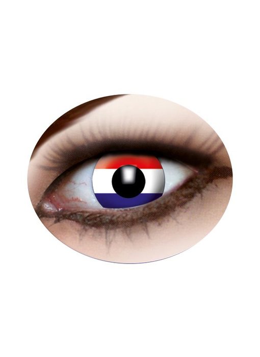 Dutch Flag contact lenses