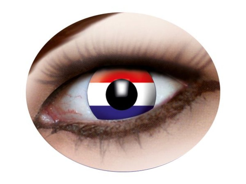 Dutch Flag contact lenses (The Netherlands / Holland)