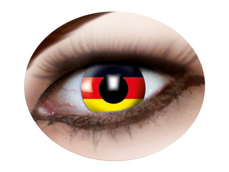 German Flag contact lenses (Germany)