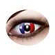 Lentilles de contact drapeau français