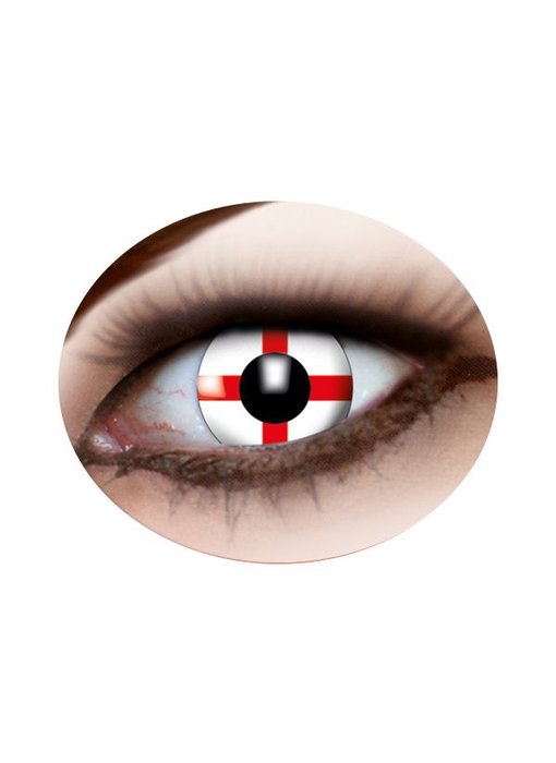 English flag contact lenses