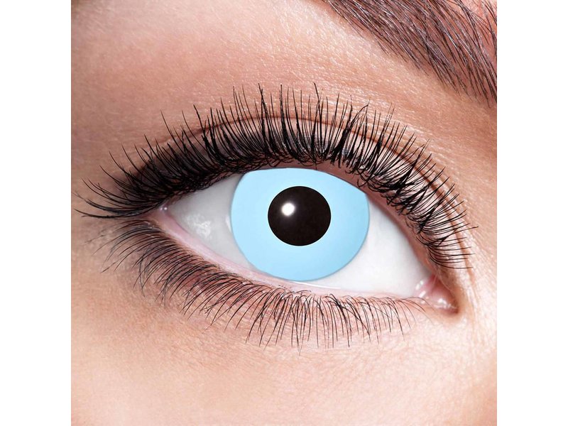 Ice blue contact lenses