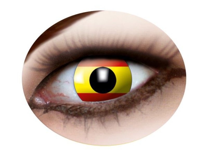 Lentilles de contact drapeau espagnol (Espagne)